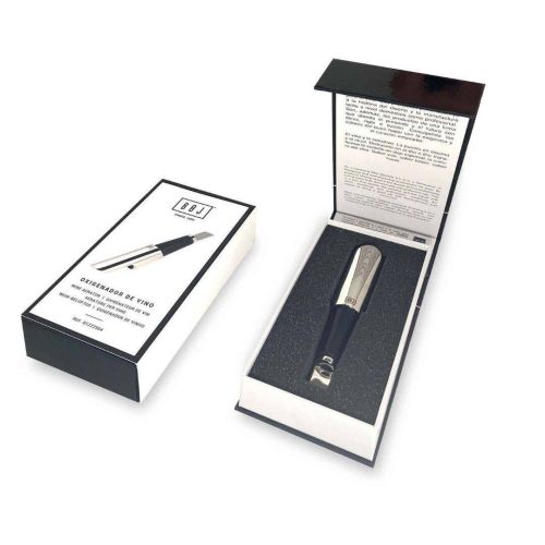Oxigenador de Vino de 225 GR Acero Inoxidable