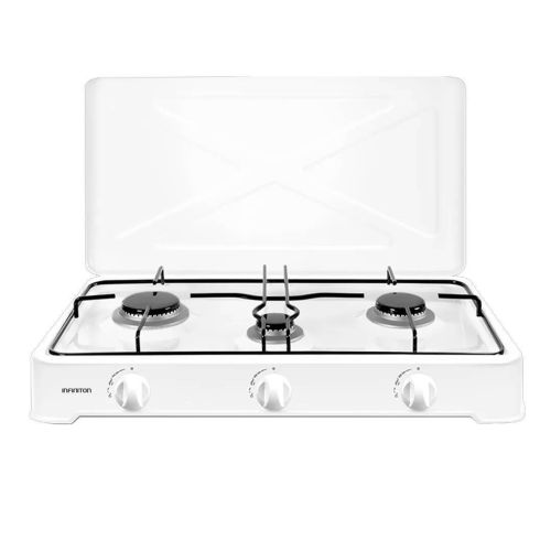 Hornillo Gas Sobremesa 3 Fuegos Infiniton GGP-3B