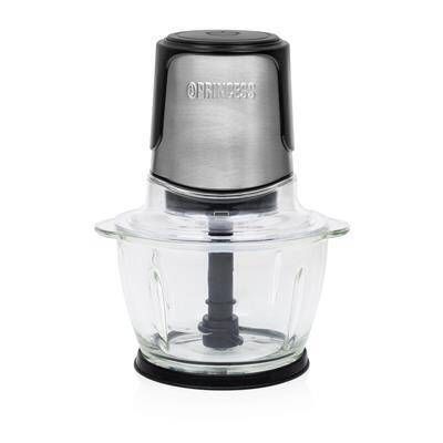 Picadora PRINCESS 1L Inox Cristal 2 Cuchillas 221051