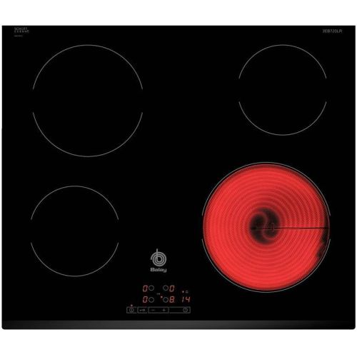 Placa Vitrocerámica Balay 4 Fuegos 60cm Biselada 3EB720LR