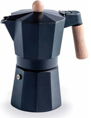 Cafetera Express Lacor Trento 6 Tazas Negra 62046