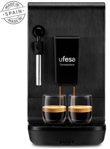 Cafetera Superautomática UFESA Sensazione 20 Bares Molinillo Integrado CMAB200