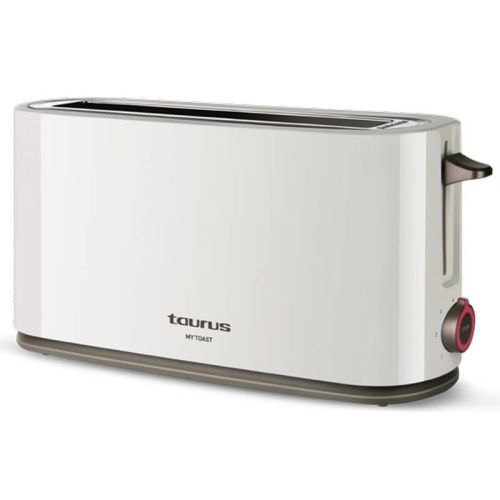TOSTADOR TAURUS 1 RANURA ANCHA BOCA 38MM MY TOAST 1000W BLANCO 960647