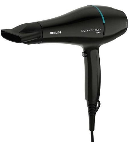 Secador PHILIPS 2100w AC Ionico con Boquilla y Negro BHD272/00