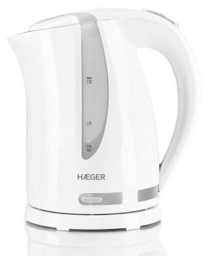 Hervidor HAEGER 1,7L Whiteness 2200w Blanco EK22W022A