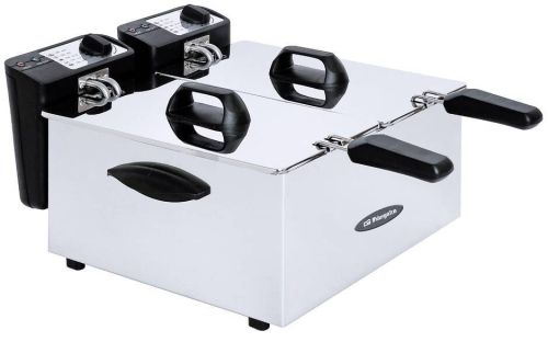Freidora doble Orbegozo Inox 3,5L x2 FDR70