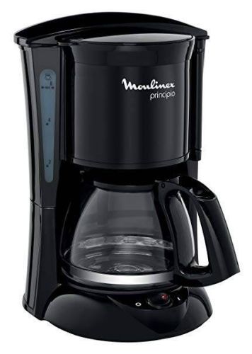 Cafetera MOULINEX Goteo Negra Principio 6 Tazas Auto Off FG152832
