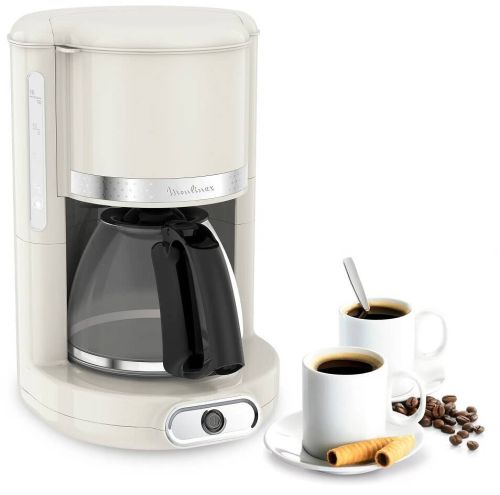 Cafetera Goteo Moulinex 10-15 Tazas Blanca FG381A10