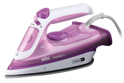 Plancha Braun 2400W Vapor SuperCeramic 3D Rosa FI3124PU