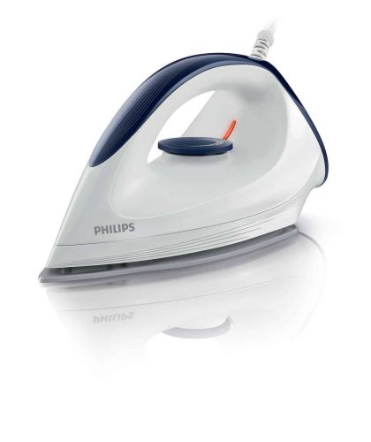 Plancha PHILIPS GC160 1200W Seca con Suela DynaGlide de Aluminio