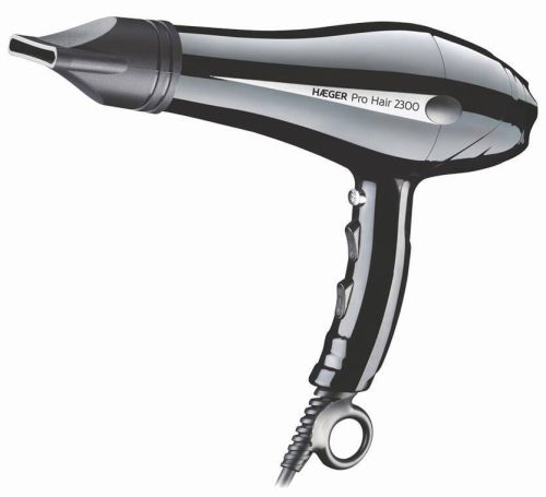 Secador HAEGER Pro Hair 2300 W con Difusor y Boquilla Fina HD230011B