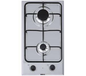 Placa de Gas Beko 2 Fuegos Gas Natural + Kit Butano HDCG32220F