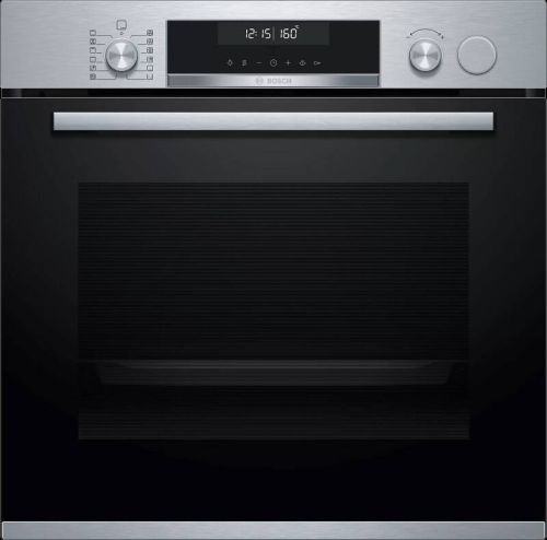 Horno Multifunción Vapor Bosch 71L Cristal Negro Inox HRA5380S1