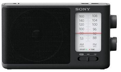 Radio Sony Am/Fm Analógica Portátil Con Asa De Transporte Incorporada Icf506