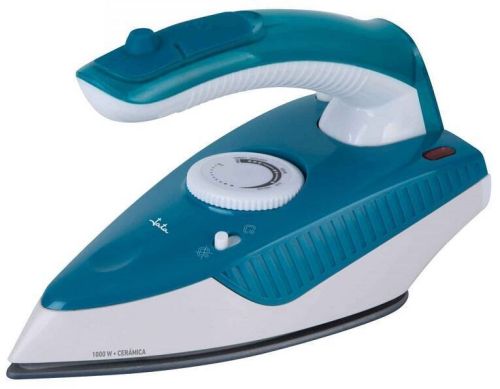 Plancha viaje JATA cerámica 1000W vapor plegable JEPL2810