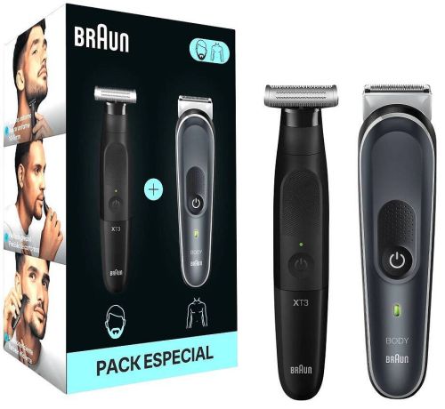 Afeitadora Corporal Braun Bodygroomer XT3100 Pack BG5360XT3100
