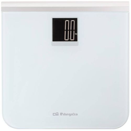 Báscula de Baño Electrónica Orbegozo Cristal Blanco PB2236