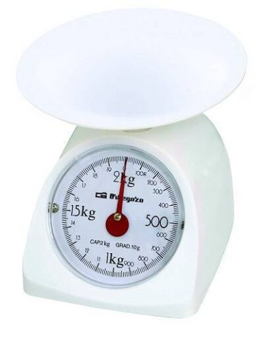 Balanza Cocina Mecánica Orbegozo 2 kg PC1015