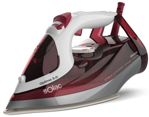 Plancha SOLAC 2800 W 180gr/min Vapor Suela Cerámica Optima Extrem PV2029