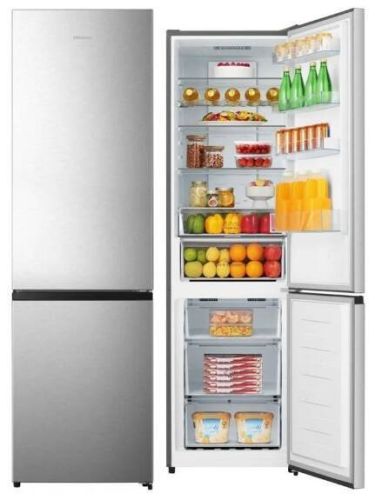 Frigorífico Combi Hisense Inox 336L Clase E RB440N4BCE