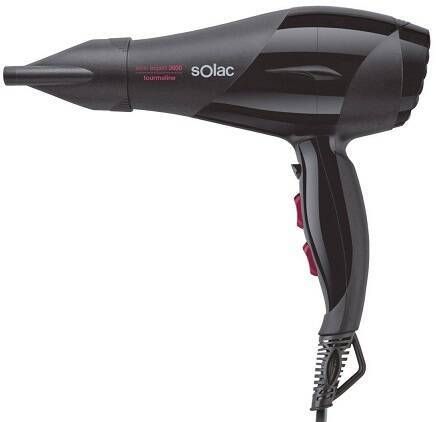 Secador SOLAC 2600 W Ionico AC Recubrimiento Turmalina SP7170