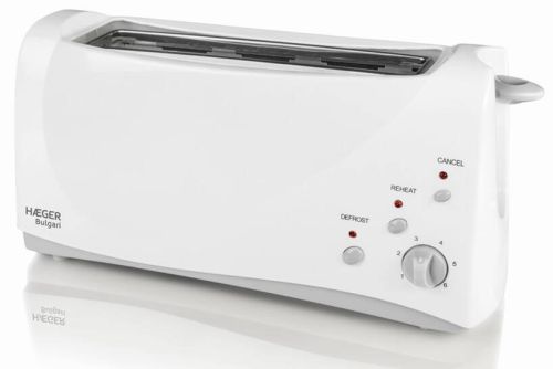 Tostador HAEGER 1 Ranura 1000 W Blanco To100008a
