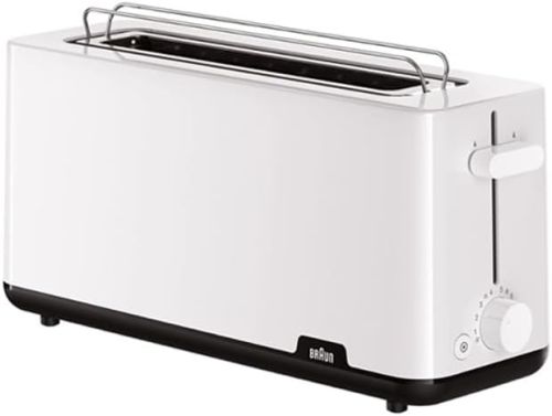 Tostador BRAUN 1 Ranura Larga Blanco 1000 W HT1110WH