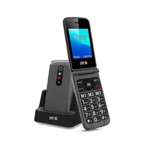 Teléfono Spc Movil Stella 2 Tipo Concha 2." Dual Sim Botones Grandes Sos Negro 2326t
