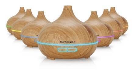 Humidificador Ultrasónico Orbegozo con Difusor de Aromas 3,5 L Vapor Frío HUA3500