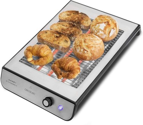 Tostador Plano Cecotec Turbo EasyToast Inox 08004