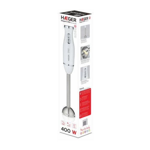 Batidora De Mano HAEGER 400 W Blanca Elegant HB400021A