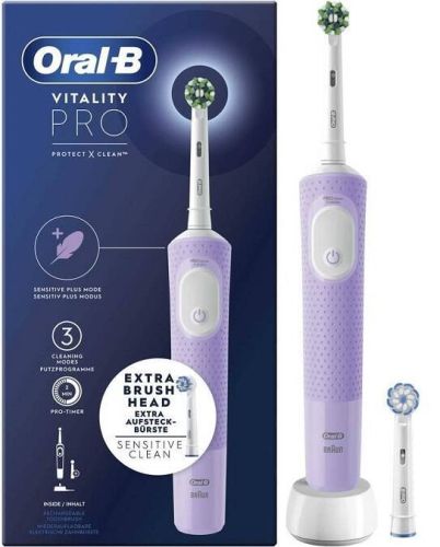 Cepillo Eléctrico Braun Vitality Pro Morado VITALITYPROMOR