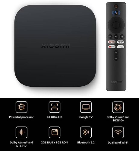 Android TV Box Xiaomi S 2ª Gen 8GB 4K PFJ4151EU