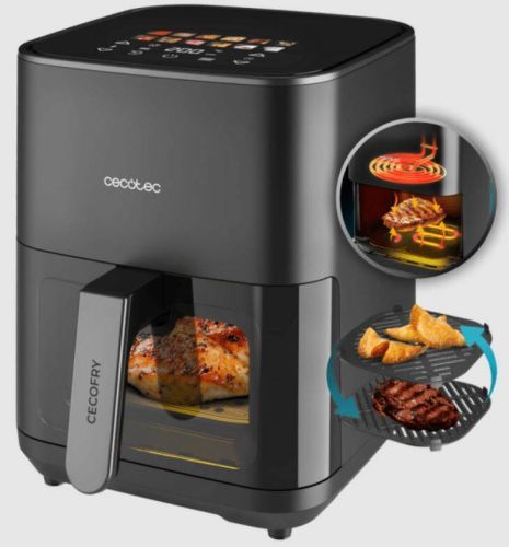 Freidora sin Aceite Cecotec Cecofry&Grill DuoHeat 4L 1900W A01_EU01_100499