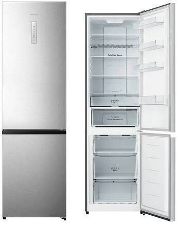 Frigorífico Combi Hisense Inox Inverter 336L Clase D RB440N4ACD
