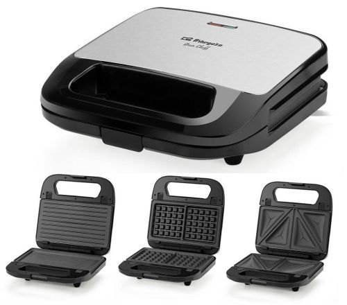 Sandwichera Orbegozo Placas Intercambiables SW7560