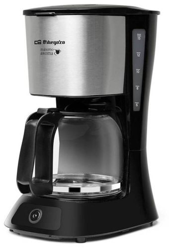 Cafetera de Goteo Orbegozo 15 Tazas Inox 900W Autoapagado CG4515