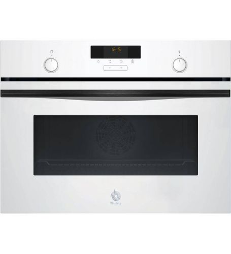 Horno Compacto Balay 45cm Cristal Blanco Multifunción 3CB5159B3