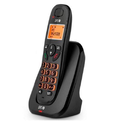 Teléfono Inalámbrico SPC Kairo DECT Negro Manos Libres 7331N
