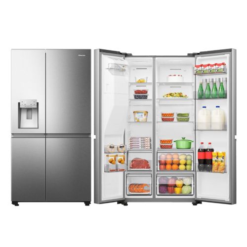 Frigorífico Americano Hisense Side by Side No Frost WiFi RS818N4IIE1