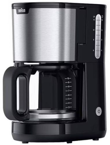 Cafetera Goteo Braun 1000W Antigoteo 10 Tazas KF1500BK