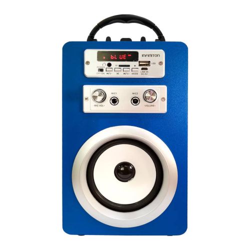 Altavoz Bluetooth Karaoke INFINITON K8 Azul 091212