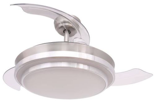 Ventilador de techo FM VTSENZAPLUS DC 107 cm Plata LED