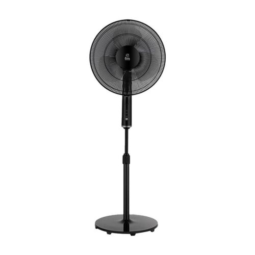 Ventilador pie FM 40 cm negro, mando, altura regulable P420BLACK