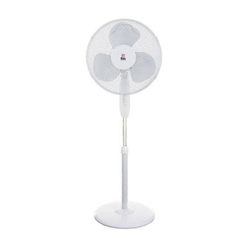 Ventilador de Pie FM 40 cm Blanco Fácil Montaje VP40