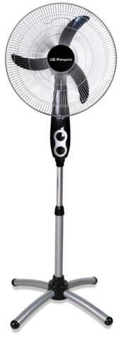 Ventilador de Pie Orbegozo 45 cm Oscilante y 3 Velocidades 60W SF0156