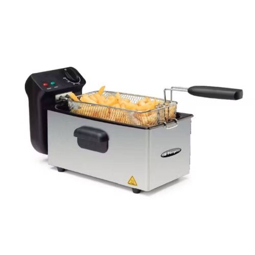 Freidora Orbegozo 3L 2000W Inox Tapa Visor FDR36