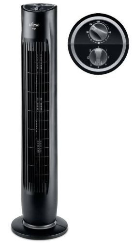 Ventilador de Columna UFESA 45W con 3 Velocidades Temporizador y Oscilación RIGA
