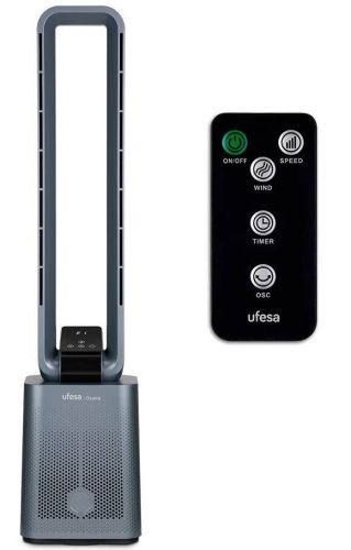 Ventilador Torre Ufesa Osaka Sin Aspas 50W con Mando y 3 Velocidades 84105850