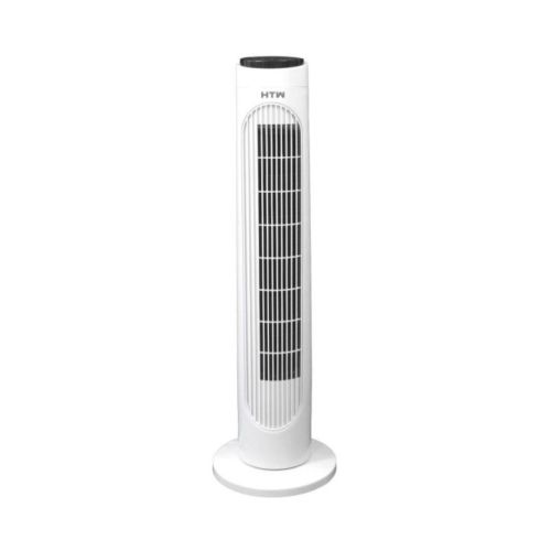 Ventilador de Torre HTW 50W 3 Velocidades con Temporizador y Oscilación HTWVTR50BL